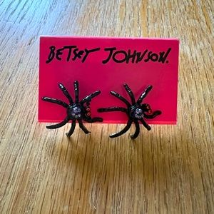 Betsey Johnson Spider Earrings